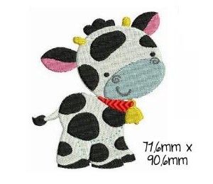 Stickmuster - Bauernhof - Kuh